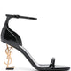 Opyum patent leather sandals, 85 mm