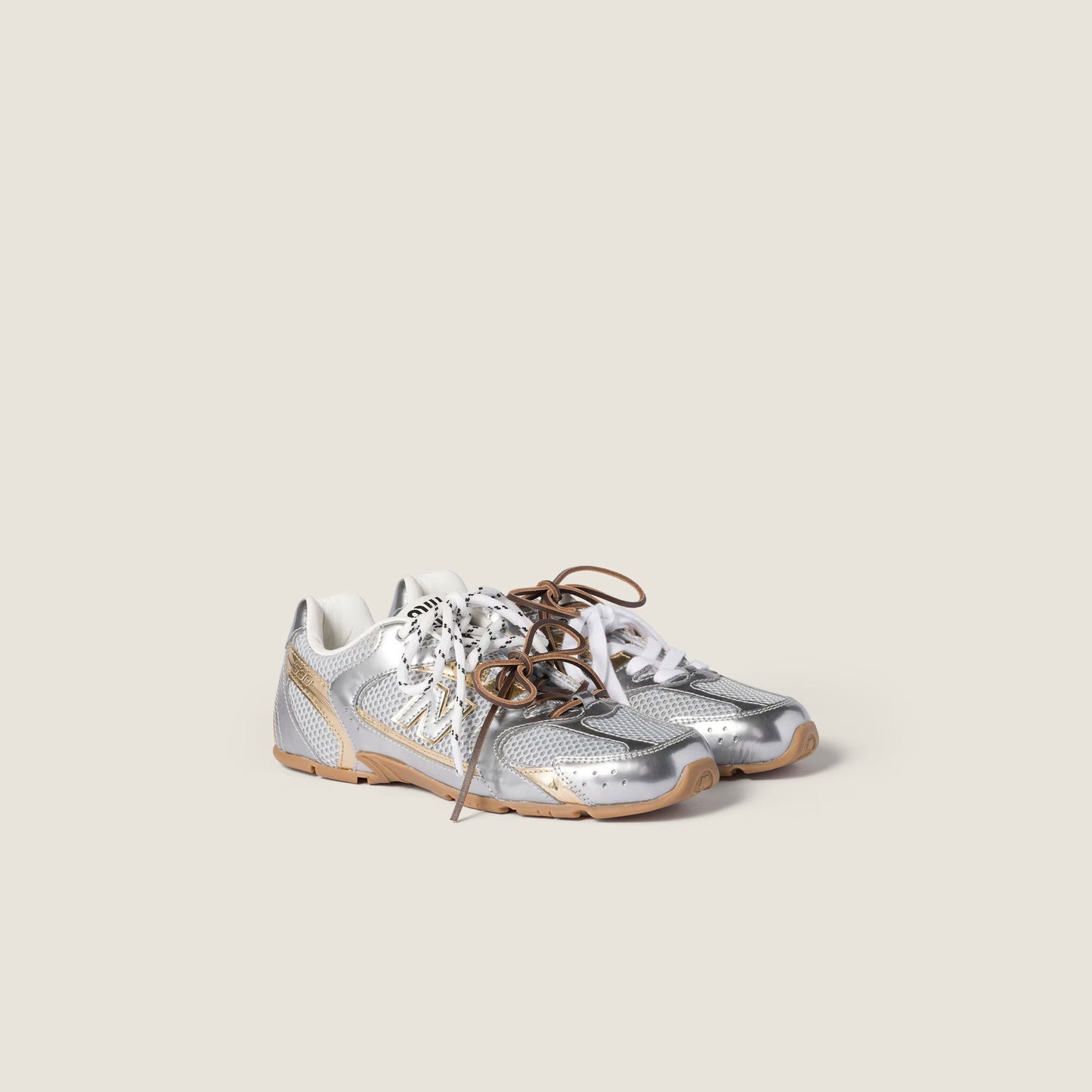 530 SL Runner – Leather and Mesh Metallic Edition