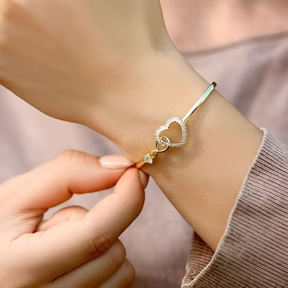 Marseille | Bracelet Cœur Étincelant