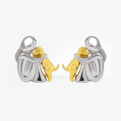 Lisa™ - Boucles d’Oreilles Icône Chien