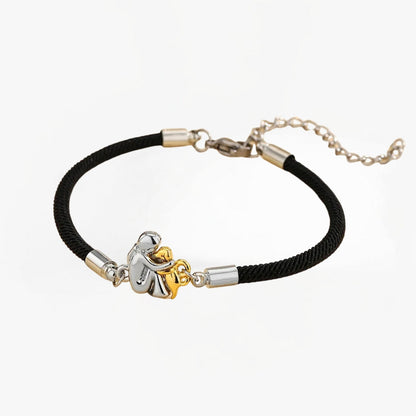 Katy™ - Bracelet Cordon avec Icône de Chien